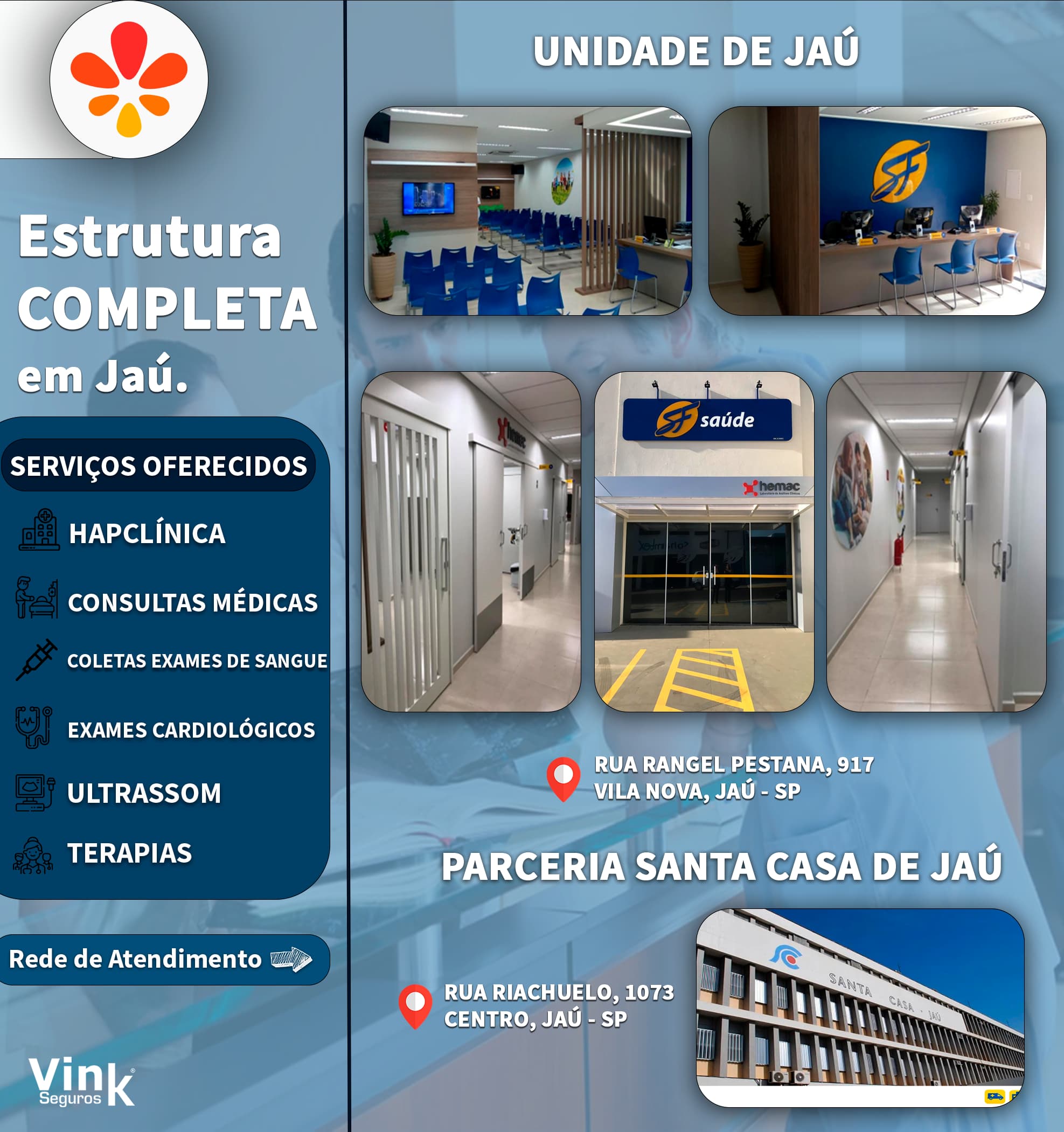 Clínica Hapvida em Jaú, R.Rangel Pestana, 917 - Jaú-SP